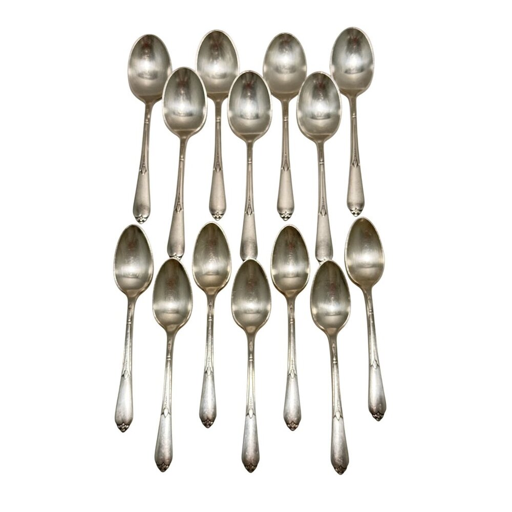 Rogers & Bros IS (Silverplate, 1933) Inspiration 7 Tablespoons  & 7 Teaspoons